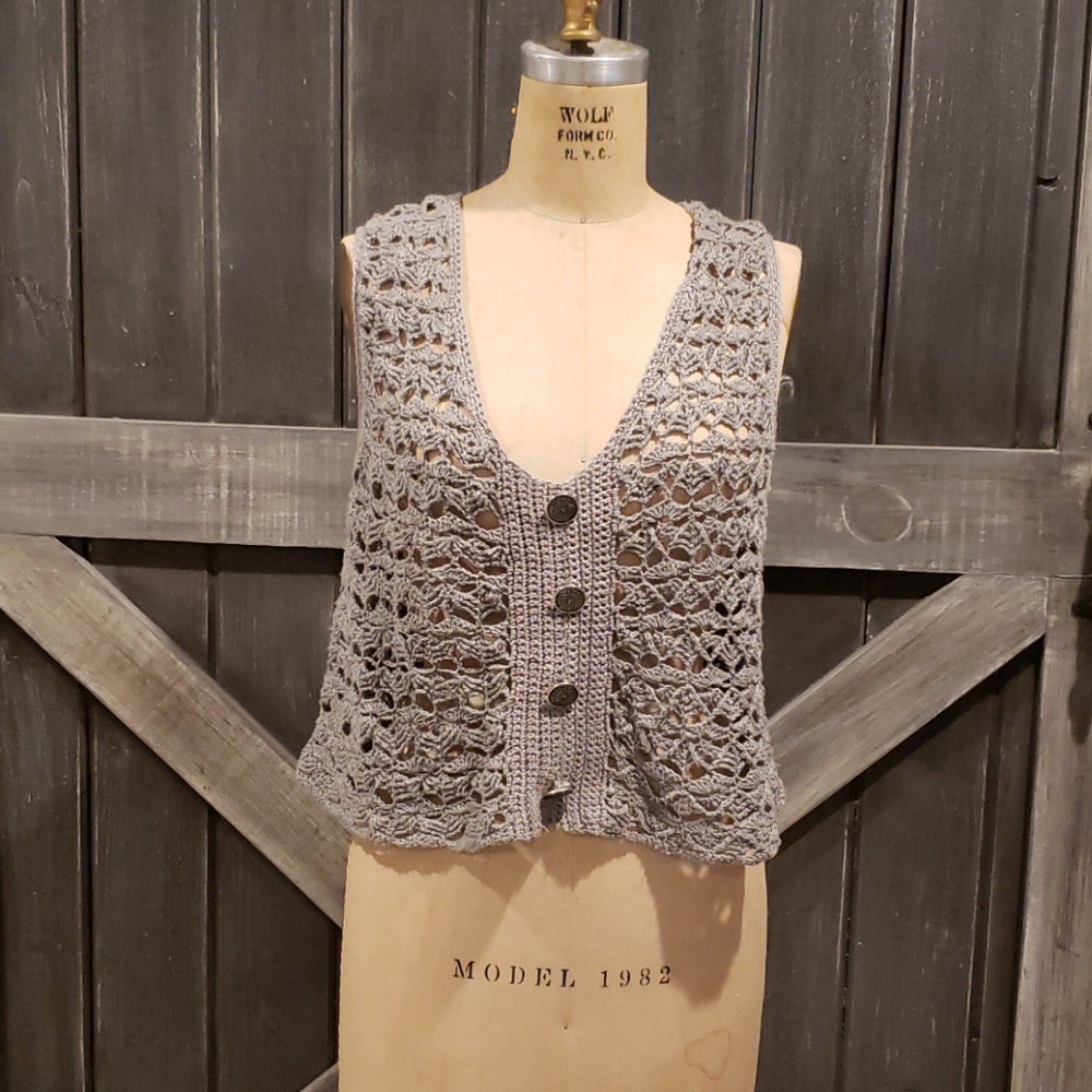 Crochet vest
